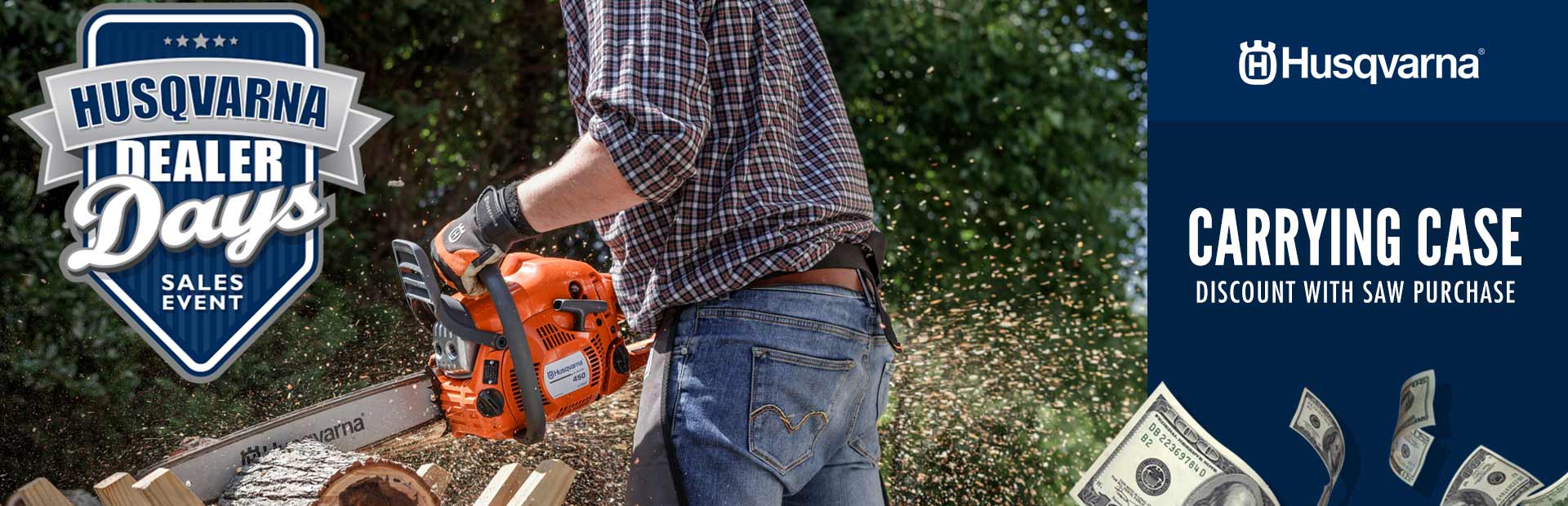 Husqvarna: Carrying Case Discount With Saw Purchase